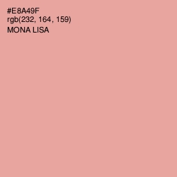#E8A49F - Mona Lisa Color Image